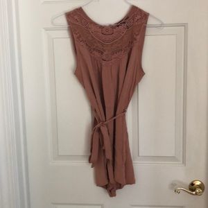 Blush pink romper